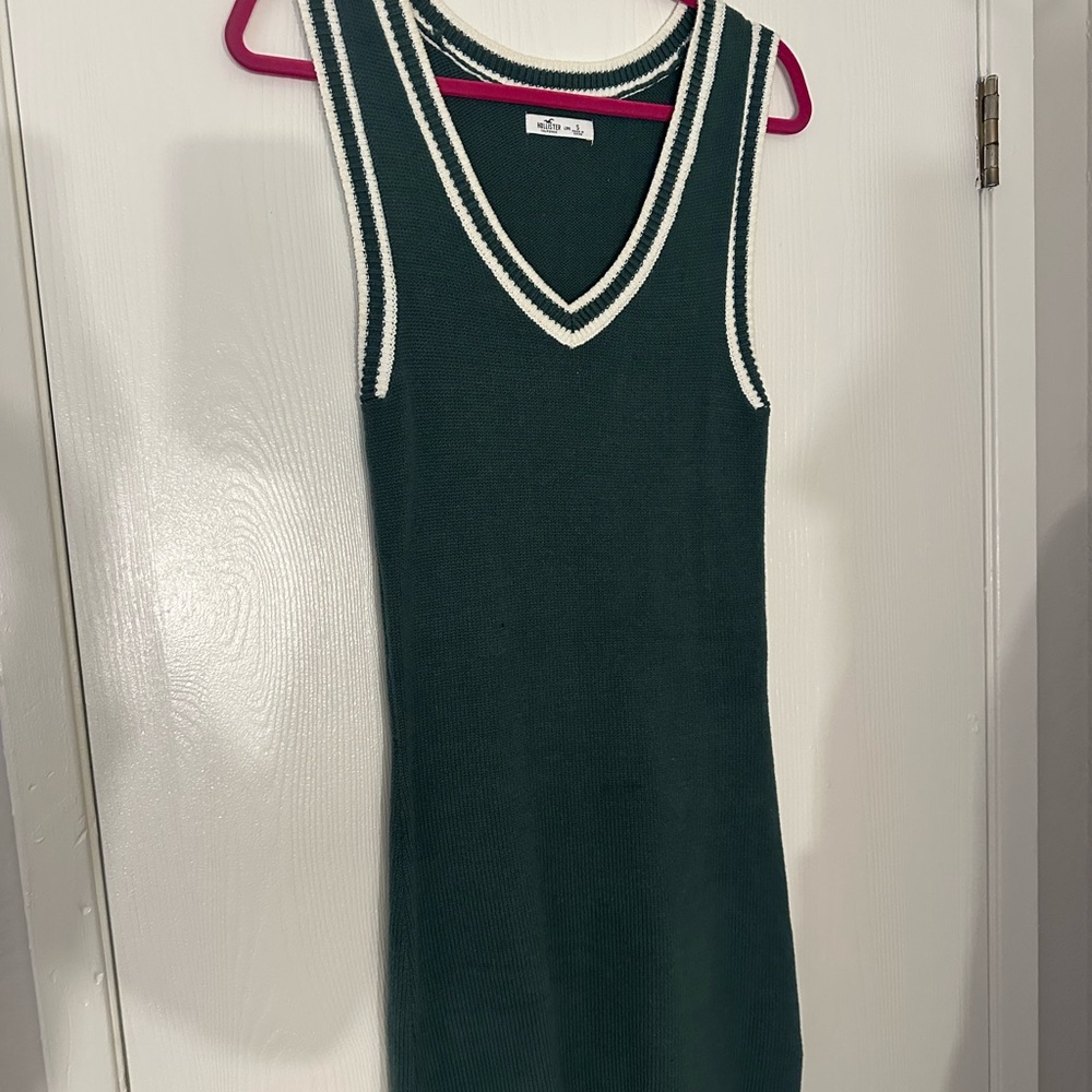 Hollister Green Sleeveless Knit Dress